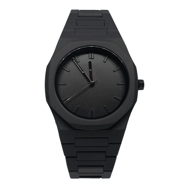 Black minimalist watch online